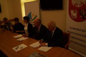 Podpisanie umów w Olsztynie 